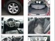 2009 Nissan Murano SL
Has 6 Cyl. engine.
The exterior is Merlot Metallic.
Automatic With Overdrive transmission.
Looks great with Black interior.
Carpeting
Auto Express Down Window
Tilt Steering Wheel
AM/FM Stereo Radio
Tachometer
Auto Day/Night Mirror