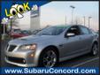 Subaru Concord
853 Concord Parkway S, Concord, North Carolina 28027 -- 866-985-4555
2009 Pontiac G8 Sedan Pre-Owned
866-985-4555
Price: $22,395
Free Car Fax Report on our website! Convenient Location!
Click Here to View All Photos (51)
Free Car Fax Report