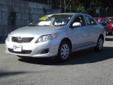 Â .
Â 
2009 Toyota Corolla
$13995
Call 4016544369
Stamas Auto & Truck Center
4016544369
1045 Cranston St,
Cranston, RI 02920
With a price tag at $13,995.00 this Toyota will not last long. This vehicle is powered by a Gas I4 1.8L/110 engine with , an