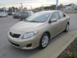 .
2009 Toyota Corolla XLE
$11998
Call (256) 743-4219 ext. 12
Jerry Damson Honda Florence
(256) 743-4219 ext. 12
250 Cox Creek Parkway,
Florence, AL 35630
WAS $14,449, PRICED TO MOVE $2,300 below NADA Retail!, EPA 35 MPG Hwy/27 MPG City! XLE trim. CD