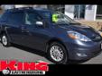King VW
979 N. Frederick Ave., Gaithersburg, Maryland 20879 -- 888-840-7440
2009 Toyota Sienna XLE Pre-Owned
888-840-7440
Price: $27,591
Click Here to View All Photos (25)
Description:
Â 
WOW!! One-Owner Toyota Sienna XLE AWD just came in on trade. Locally