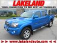 Lakeland
4000 N. Frontage Rd, Â  Sheboygan, WI, US -53081Â  -- 877-512-7159
2009 Toyota Tacoma V6
Price: $ 25,999
Check out our entire inventory 
877-512-7159
About Us:
Â 
Lakeland Automotive in Sheboygan, WI treats the needs of each individual customer with