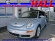Hall Imports, Inc.
19809 W. Bluemound Road, Â  Brookfield, WI, US -53045Â  -- 877-312-7105
2009 Volkswagen New Beetle
Low mileage
Price: $ 17,591
Call for a free Auto Check. 
877-312-7105
About Us:
Â 
Welcome to the Hall Automotive web site. We are a