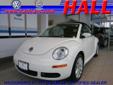 Hall Imports, Inc.
19809 W. Bluemound Road, Â  Brookfield, WI, US -53045Â  -- 877-312-7105
2009 Volkswagen New Beetle CONVERTIBLE S
Low mileage
Price: $ 18,991
Call for financing. 
877-312-7105
About Us:
Â 
Welcome to the Hall Automotive web site. We are a