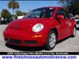 Â .
Â 
2009 Volkswagen New Beetle Coupe
$13900
Call 850-232-7101
Auto Outlet of Pensacola
850-232-7101
810 Beverly Parkway,
Pensacola, FL 32505
Vehicle Price: 13900
Mileage: 30672
Engine: Gas I5 2.5L/151
Body Style: Coupe
Transmission: Automatic
Exterior