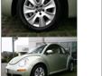 2009 Volkswagen New Beetle Coupe 2dr Auto S
6-Speed A/T transmission.
Has 153L 5 Cyl. engine.
It has GECKO GREEN METALLIC exterior color.
Great deal for vehicle with CREAM interior.
Air Conditioning
Engine Immobilizer/Vehicle Anti-Theft System