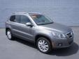 Price: $16639
Make: Volkswagen
Model: Tiguan
Color: Green
Year: 2009
Mileage: 61650
Check out this Green 2009 Volkswagen Tiguan SE with 61,650 miles. It is being listed in Belmont Heights, UT on EasyAutoSales.com.
Source: