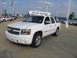 Orr Honda
4602 St. Michael Dr., Texarkana, Texas 75503 -- 903-276-4417
2010 Chevrolet Avalanche 1500 LTZ Pre-Owned
903-276-4417
Price: $34,776
All of our Vehicles are Quality Inspected!
Click Here to View All Photos (27)
Receive a Free Vehicle History