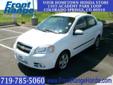 Â .
Â 
2010 Chevrolet Aveo
$12457
Call 719-785-5060
Front Range Honda
719-785-5060
1103 Academy Park Loop,
Colorado Springs, CO 80910
Aveo 2LT and Power windows & locks. Economy smart! Gas miser! This vehicle includes our exclusive Buyer's Assurance