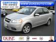 Duke Chevrolet Pontiac Buick Cadillac GMC
2016 North Main Street, Suffolk, Virginia 23434 -- 888-276-0525
2010 Chevrolet Aveo LT Pre-Owned
888-276-0525
Price: $10,990
Click Here to View All Photos (9)
Description:
Â 
GM Certified! Excellent Condition.