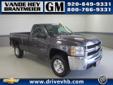 Â .
Â 
2010 Chevrolet Silverado 2500HD
$36997
Call (920) 482-6244 ext. 198
Vande Hey Brantmeier Chevrolet Pontiac Buick
(920) 482-6244 ext. 198
614 North Madison,
Chilton, WI 53014
Whether hauling equipment to a job site, working a farm or towing a boat,