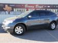 .
2010 Chevrolet Traverse LT w/1LT
$16990
Call (806) 300-0531 ext. 452
Benny Boyd Lubbock Used
(806) 300-0531 ext. 452
5721-Frankford Ave,
Lubbock, Tx 79424
Gets Great Gas Mileage: 24 MPG Hwy!!! Momentous offer!!! Priced below NADA Retail** Drive this