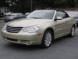 Â .
Â 
2010 Chrysler Sebring
$16400
Call 850-232-7101
Auto Outlet of Pensacola
850-232-7101
810 Beverly Parkway,
Pensacola, FL 32505
Vehicle Price: 16400
Mileage: 46989
Engine: Gas V6 2.7L/167
Body Style: Convertible
Transmission: Automatic
Exterior Color: