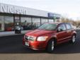 Â .
Â 
2010 Dodge Caliber SXT
$10795
Call (219) 525-0929 ext. 9
Nielsen Kia Hyundai
(219) 525-0929 ext. 9
4411 E. Michigan Blvd,
Michigan City, IN 46360
KEY FEATURES AND OPTIONS Comes equipped with: Air Conditioning. This Caliber also includes Clock,