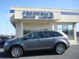 Â .
Â 
2010 Ford Edge
$22991
Call (301) 710-5035 ext. 9
The Frederick Motor Company
(301) 710-5035 ext. 9
1 Waverley Drive,
Frederick, MD 21702
This Edge has it all! Panoramic sunroof, heated leather seats, and much more. No apologies required for this