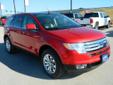 Â .
Â 
2010 Ford Edge 4dr Limited FWD
$21995
Call (254) 236-6506 ext. 326
Stanley Chrysler Jeep Dodge Ram Gatesville
(254) 236-6506 ext. 326
210 S Hwy 36 Bypass,
Gatesville, TX 76528
PRICE DROP FROM $25,991, EPA 25 MPG Hwy/18 MPG City!, PRICED TO MOVE