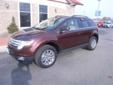 Price: $21999
Make: Ford
Model: Edge
Color: Brown
Year: 2010
Mileage: 32928
Sharp Looking Local Trade With Limited Package!! One Owner and Ready a New Home With Just 33, 000 Miles.
Source: