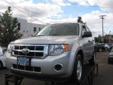 Â .
Â 
2010 Ford Escape
$18598
Call 503-623-6686
McMullin Motors
503-623-6686
812 South East Jefferson,
Dallas, OR 97338
GOLD CLOTH
Vehicle Price: 18598
Mileage: 28766
Engine: Gas I4 2.5L/152
Body Style: Suv
Transmission: Automatic
Exterior Color: Silver
