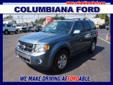 Â .
Â 
2010 Ford Escape Limited
$21988
Call (330) 400-3422 ext. 221
Columbiana Ford
(330) 400-3422 ext. 221
14851 South Ave,
Columbiana, OH 44408
CARFAX: 1-Owner, Buy Back Guarantee, Clean Title, No Accident. 2010 Ford Escape Limited. We make driving