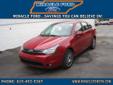 Miracle Ford
517 Nashville Pike, Gallatin, Tennessee 37066 -- 615-452-5267
2010 Ford Focus Pre-Owned
615-452-5267
Price: $15,164
Miracle Ford has been committed to excellence for over 30 years in serving Gallatin, Nashville, Hendersonville, Madison,