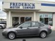 Â .
Â 
2010 Ford Focus
$14493
Call (877) 892-0141 ext. 182
The Frederick Motor Company
(877) 892-0141 ext. 182
1 Waverley Drive,
Frederick, MD 21702
BOUGHT AND SERVICED HERE! This car is clean and ready you to take home! PERFECT COMMUTER!! Contact anyone of