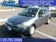 Â .
Â 
2010 Ford Focus
$13648
Call 719-785-5060
Front Range Honda
719-785-5060
1103 Academy Park Loop,
Colorado Springs, CO 80910
Focus SE and 4-Speed Automatic. Gas miser! Great MPG! This vehicle includes our exclusive Buyer's Assurance Package.