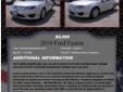 Ford Fusion SEL Automatic 6-Speed Brilliant Silver Metallic 113000 V6 3.0L V62010 Sedan LUNA CAR CENTER 210-731-8510