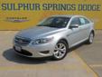 Â .
Â 
2010 Ford Taurus SEL
$17900
Call (903) 225-2865 ext. 340
Sulphur Springs Dodge
(903) 225-2865 ext. 340
1505 WIndustrial Blvd,
Sulphur Springs, TX 75482
You need not worry when buying a pre-owned vehicle from Sulphur Springs Chrysler Dodge Jeep. All