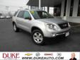 Duke Chevrolet Pontiac Buick Cadillac GMC
2016 North Main Street, Suffolk, Virginia 23434 -- 888-276-0525
2010 GMC Acadia SLE Pre-Owned
888-276-0525
Price: $25,891
Call 888-276-0525 for your FREE Carfax Report
Click Here to View All Photos (30)
Up to 6