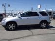 Price: $30988
Make: GMC
Model: Acadia
Color: Silver
Year: 2010
Mileage: 53430
Check out this Silver 2010 GMC Acadia SLT-1 with 53,430 miles. It is being listed in East Selah, WA on EasyAutoSales.com.
Source: