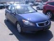 Price: $15988
Make: Honda
Model: Accord
Color: Royal Blue Pearl
Year: 2010
Mileage: 48653
Please contact us as soon as possible to ensure that this vehicle is available for you. Call the Internet Department toll free at (877)575-4256. Our managers work