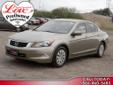 Â .
Â 
2010 Honda Accord LX Sedan 4D
$15999
Call
Love PreOwned AutoCenter
4401 S Padre Island Dr,
Corpus Christi, TX 78411
Love PreOwned AutoCenter in Corpus Christi, TX treats the needs of each individual customer with paramount concern. We know that you