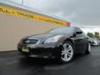 2010 Infiniti G Coupe G37 Journey - $18,500
** NAVIGATION AND BACK UP CAMERA ** SET OF NEW TIRES ** CLEAN CARFAX REPORT ** SOUTHERN VEHICLE ** COME AND CHECK IT OUT! CALL FOR AN APPOINTMENT AT 757-333-4232. TO VIEW COMPLETE AVAILABLE INVENTORY, VISIT OUR