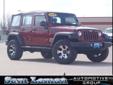 Sam Leman Chrysler Jeep Dodge
Bloomington, IL
877-291-6741
2010 JEEP Wrangler Unlimited 4WD 4dr Sport AIR CONDITIONING CD PLAYER
Year:
2010
Interior:
Make:
JEEP
Mileage:
30813
Model:
Wrangler Unlimited 4WD 4dr Sport
Engine:
3.8L V6 SMPI
Color:
RED
VIN: