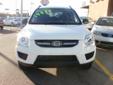 2010 KIA Sportage 4WD 4dr V6 Auto LX
Zia Kia
1701 St. Michaels
Santa Fe, NM 87505
Internet Department
Click here for more details on this vehicle!
Phone:505-982-1957
Toll-Free Phone: 
Engine:
2.7
Transmission
AUTOMATIC
Exterior:
WHITE
Interior:
BLACK