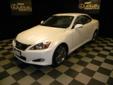 Â .
Â 
2010 Lexus IS 250 C
$35690
Call (410) 927-5748 ext. 686
CLEAN CARFAX, GOOD SERVICE HISTORY!, LEATHER, LEXUS CERTIFIED!!, LOW MILES!!, And LUXURY PACKAGE. LOW CERTIFIED RATES UP TO 75 MONTHS FOR A LIMITED TIME ON APPROVED CREDIT!!And with this IS250C