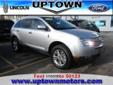 Uptown Ford Lincoln Mercury
2111 North Mayfair Rd., Â  Milwaukee, WI, US -53226Â  -- 877-248-0738
2010 Lincoln MKX AWD - 150
Low mileage
Price: $ 33,910
Financing available 
877-248-0738
About Us:
Â 
Â 
Contact Information:
Â 
Vehicle Information:
Â 
Uptown