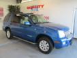 .
2010 Mercury Mountaineer
$22995
Call 505-903-5755
Quality Buick GMC
505-903-5755
7901 Lomas Blvd NE,
Albuquerque, NM 87111
Immaculate condition, inside and out. Non smoker vehicle, just the way it came from the factory. Call today to schedule your test