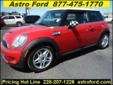 .
2010 MINI Cooper Hardtop
$22870
Call (228) 207-9806 ext. 69
Astro Ford
(228) 207-9806 ext. 69
10350 Automall Parkway,
D'Iberville, MS 39540
For Additional Information concerning any details about this particular vehicle please, call DESTINEE BARBOUR at