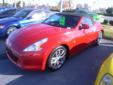 .
2010 Nissan 370Z
$28990
Call (757) 517-3873
Pomoco Nissan
(757) 517-3873
1134 W. Mercury Blvd,
Hampton, VA 23666
Less than 32k miles!!! You don't have to worry about depreciation on this exhilarating 370Z!!!!*** Move quickly!!! Climb into this
