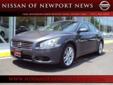 Â .
Â 
2010 Nissan Maxima
$25186
Call (888) 692-6988 ext. 2
Nissan of Newport News
(888) 692-6988 ext. 2
12925 Jefferson Avenue,
Newport News, VA 23608
***ONE OWNER * CLEAN CARFAX, ABS brakes, Alloy wheels, Electronic Stability Control, Front dual zone A/C,