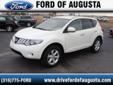 Steven Ford of Augusta
Free Autocheck!
2010 Nissan Murano ( Click here to inquire about this vehicle )
Asking Price $ 21,988.00
If you have any questions about this vehicle, please call
Ask For Brad or Kyle
888-409-4431
OR
Click here to inquire about this