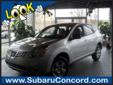 Subaru Concord
853 Concord Parkway S, Concord, North Carolina 28027 -- 866-985-4555
2010 Nissan Rogue S SUV Pre-Owned
866-985-4555
Price: $17,997
Free Car Fax Report on our website! Convenient Location!
Click Here to View All Photos (60)
Free Car Fax