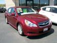 Price: $20495
Make: Subaru
Model: Legacy
Color: Red
Year: 2010
Mileage: 26612
You wont find any electrical problems with this vehicle. This vehicle has no defects. There are no noticeable dings on the exterior of this vehicle. This vehicle is in good
