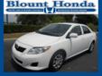 Â .
Â 
2010 Toyota Corolla
$15996
Call 352-326-2688
Blount Honda
352-326-2688
8865 US Highway 441,
Leesburg, FL 32798
Local Trade - Clean Clean Corolla - Low mileage - Great Price -
Blount Honda is a Family owned and operated dealership that is celebrating