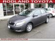 Â .
Â 
2010 Toyota Corolla LE 4-Speed AT
$15586
Call 425-344-3297
Rodland Toyota
425-344-3297
7125 Evergreen Way,
Everett, WA 98203
***2010 Toyota Corolla LE*** This is a ONE OWNER VEHICLE! RELIABLE and AFFORDABLE! EXCELLENT ECONOMICAL VEHICLE!! GREAT DAILY
