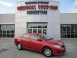 Northwest Arkansas Used Car Superstore
Have a question about this vehicle? Call 888-471-1847
Click Here to View All Photos (40)
2010 Toyota Corolla Pre-Owned
Price: $17,995
Exterior Color: Red
Transmission: Automatic
Year: 2010
Make: Toyota
Body type: