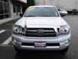 .
2010 Toyota Tacoma 4WD V6 MT (Natl)
$28946
Call 425-344-3297
Rodland Toyota
425-344-3297
7125 Evergreen Way,
Everett, WA 98203
ONE OWNER!! 4 WHEEL DRIVE, 4.0L V6 ENGINE and MANUAL TRANSMISSION. PRICE INCLUDES RODLAND TOYOTA DISCOUNT OF $2049. NEW