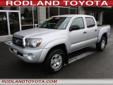 .
2010 Toyota Tacoma 4WD V6 MT (Natl)
$27651
Call (425) 344-3297
Rodland Toyota
(425) 344-3297
7125 Evergreen Way,
Everett, WA 98203
ONE OWNER!! 4 WHEEL DRIVE, 4.0L V6 ENGINE and MANUAL TRANSMISSION. PRICE INCLUDES RODLAND TOYOTA DISCOUNT OF $3344. NEW