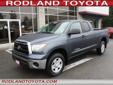 .
2010 Toyota Tundra 4X4
$26651
Call 425-344-3297
Rodland Toyota
425-344-3297
7125 Evergreen Way,
Everett, WA 98203
ONE OWNER! EXTRA LOW LOW MILES!! CREW MAX TUNDRA, 4 WHEEL DRIVE, 5.7L FFV V8 ENGINE,HEATED LEATHER SEATS, FULLY LOADED WITH LOTS OF